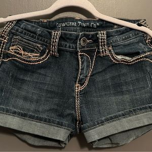 Cowgirl Tuff Jean Shorts